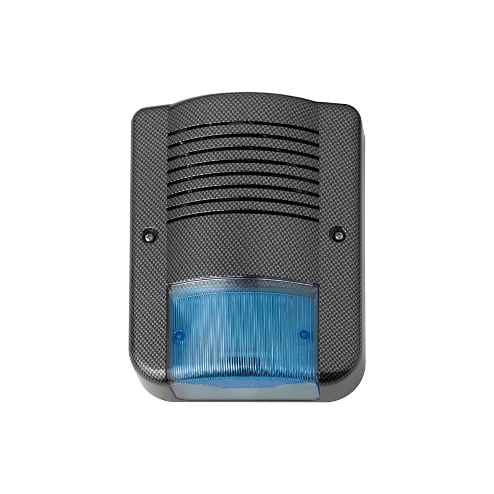 Sirena A Led Autoalimentata Da Esterno In Abs AVS CITY CARBON LED PLUS 1161143