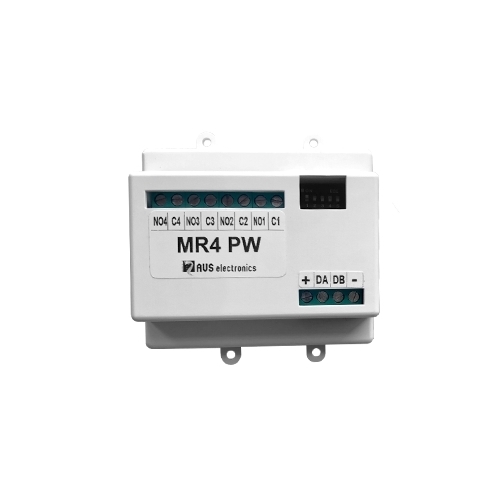 Modulo Relè Di Potenza A 4 Uscite Su Bus Rs485 AVS MR4 PW 1120141