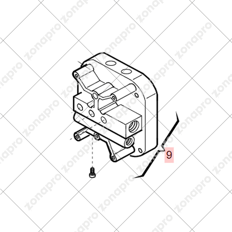 Flangia Distribuzione Per Motore 402 Cbc '90 Ricambio Originale FAAC 4994365