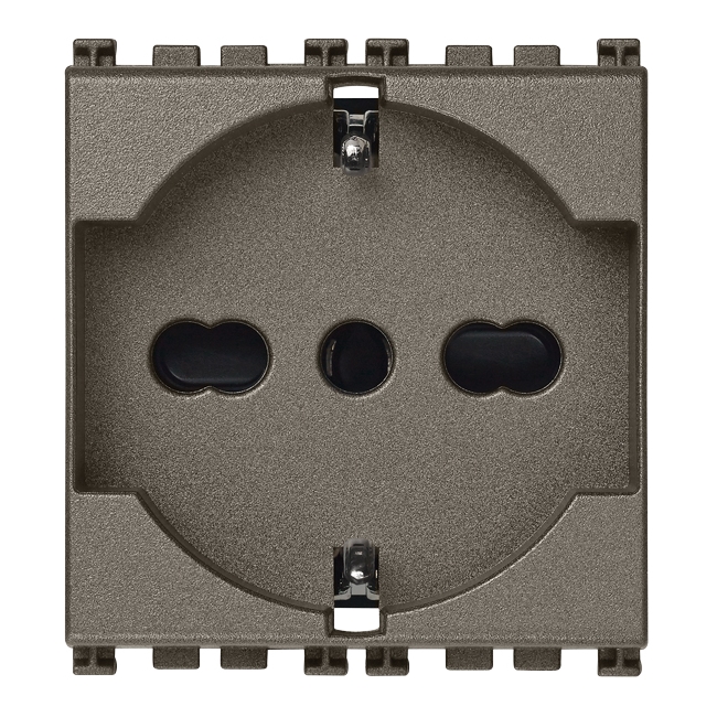 Presa 2P+T 16A Universale Metal VIMAR 19210.M