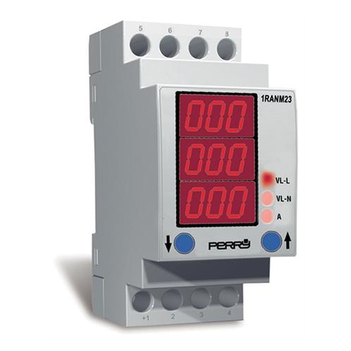 Multimetro Trifase 2 Din PERRY ELECTRIC 1SDSD10MT/2