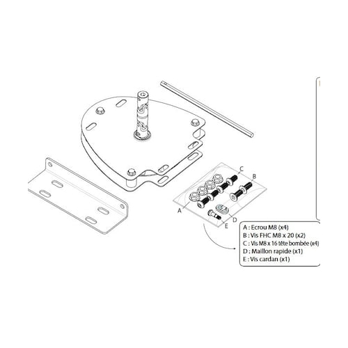 Kit Manovra Di Soccorso a Catena Lt80Csi SOMFY 9019459