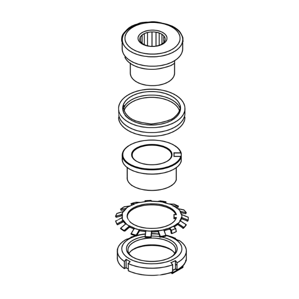Gruppo Boccole Scatola Per 750 Cp Ricambio Originale FAAC 63003326