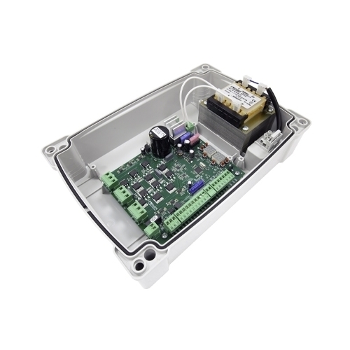 Quadro Di Comando 2 Motori Basculanti Brushless 24V In Box Plastico ROGER TECHNOLOGY B70/2B/BOX