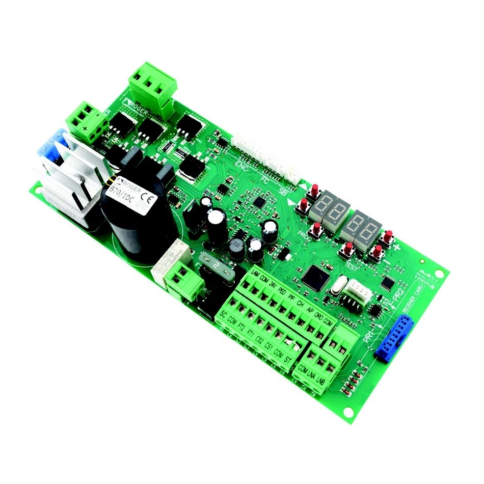 Centrale Scheda Quadro Di Comando Elettronica 24V Per Cancelli Scorrevoli ROGER TECHNOLOGY B70/1DC