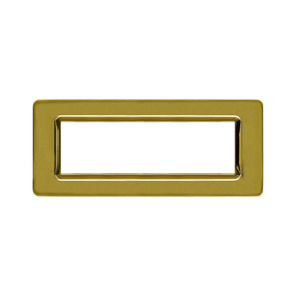 Placca Tecn.44 Ottone Lucido 7M AVE 44PY07OT