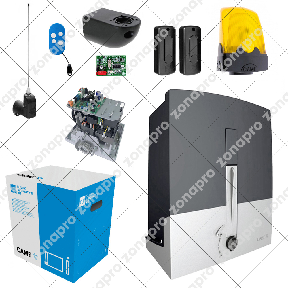 Kit Automazione Per Cancello Scorrevole CAME BXL 400Kg 24V Con Cremagliera Nylon Fuori Produzione