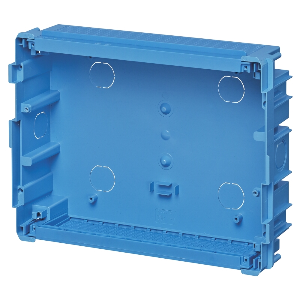 Scatola Incasso Centr. Estetico 12M Azzurro VIMAR V53312