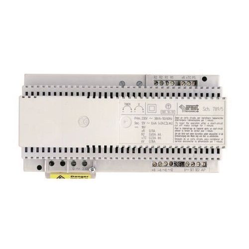 Alimentatore Videocitofonico Base, Fino A 4 Utenti, 230V 50Hz URMET 789/5B