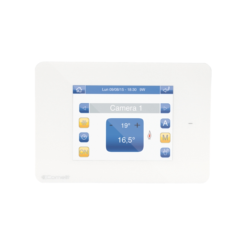 Minitouch 3,5" Bianco Cronotermostato COMELIT 20003001W