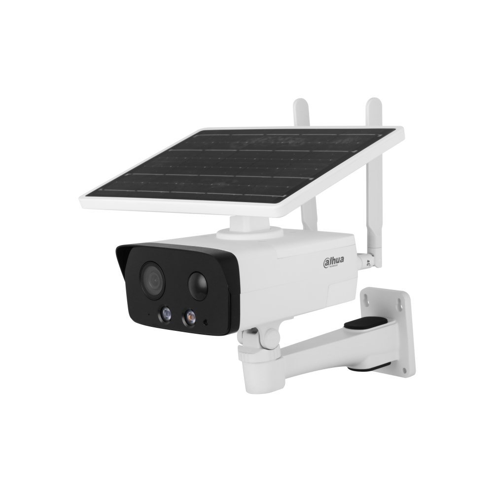 Bullet Ip Ai 4G 4 Mp Ir/Led Audio Pir Solar 5 W DAHUA IPC-HFW2431DG-4G-SP-EAU-B Fuori Produzione