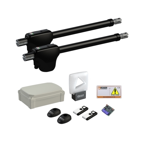 Kit Motoriduttori Per Battenti Fino 4 Mt - Brushless ROGER TECHNOLOGY KIT MONOS4 Automazione Automatismo