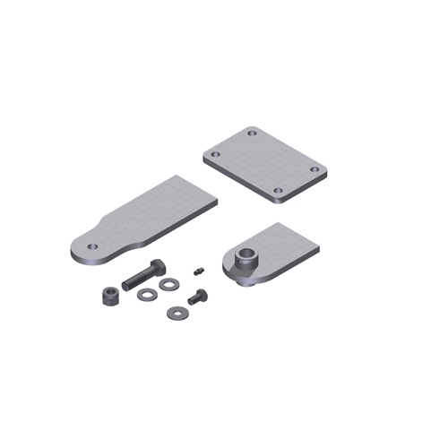 Kit 3 Staffe Corte Per Smarty5 Smarty5/R Complete Di Viti Per Fissaggio ROGER TECHNOLOGY KT237