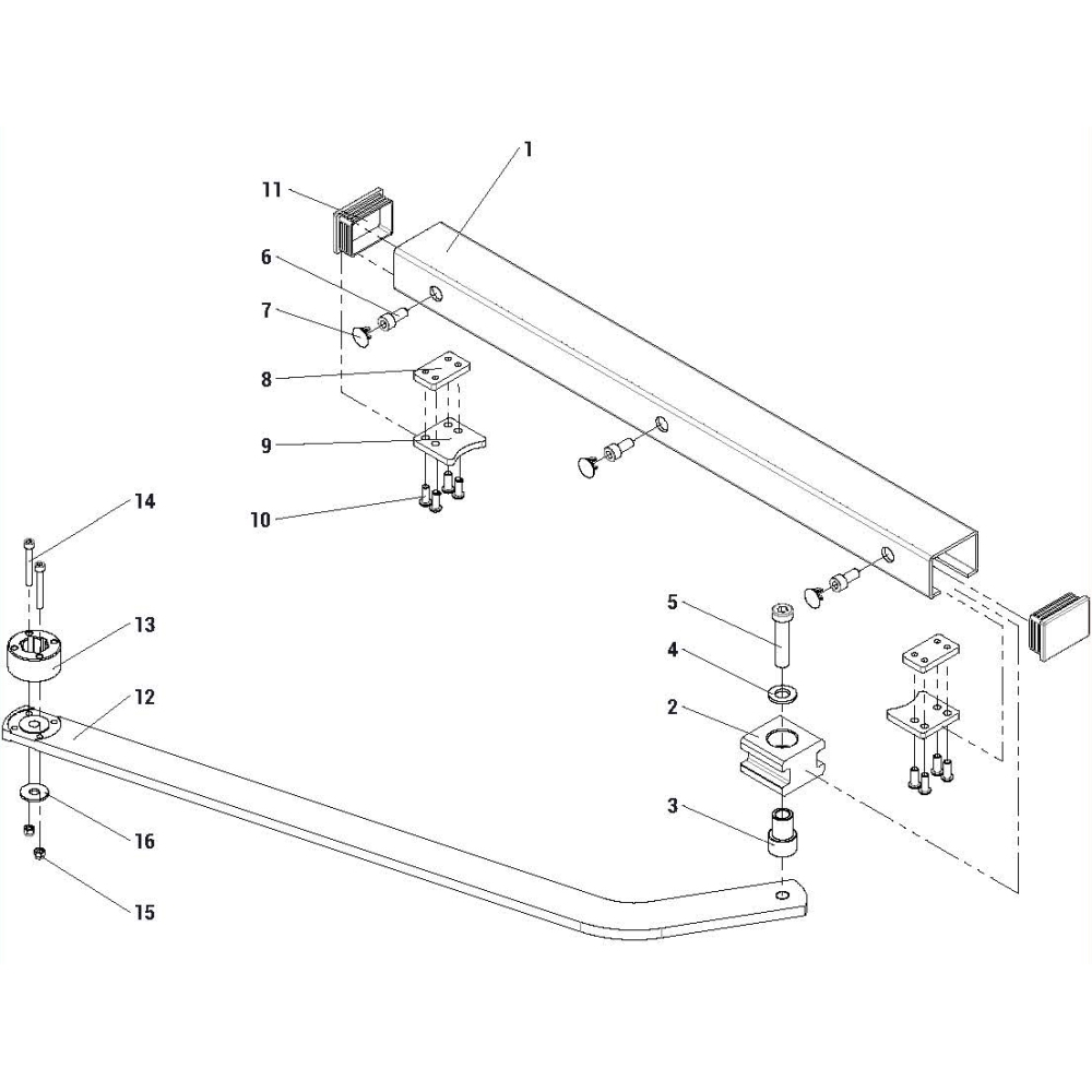 Tappi 2Pz Per Guida Di Scorrimento Per Lt338 ROGER TECHNOLOGY RS1116 Ricambio Originale