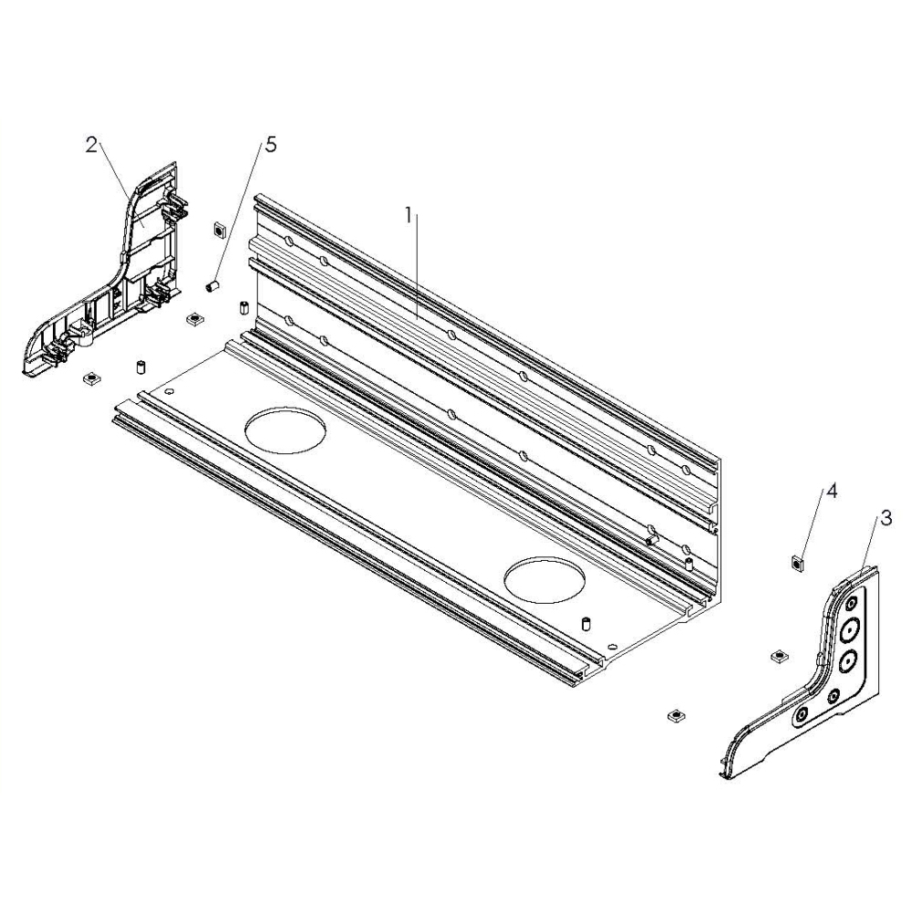 Profilo Mensola Estruso Serie Nv ROGER TECHNOLOGY RS1191 Ricambio Originale