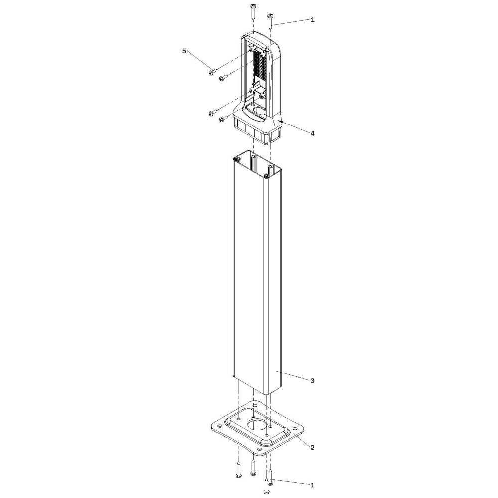 Supporto Superiore Colonnine Cra/M90 ROGER TECHNOLOGY RS1348 Ricambio Originale