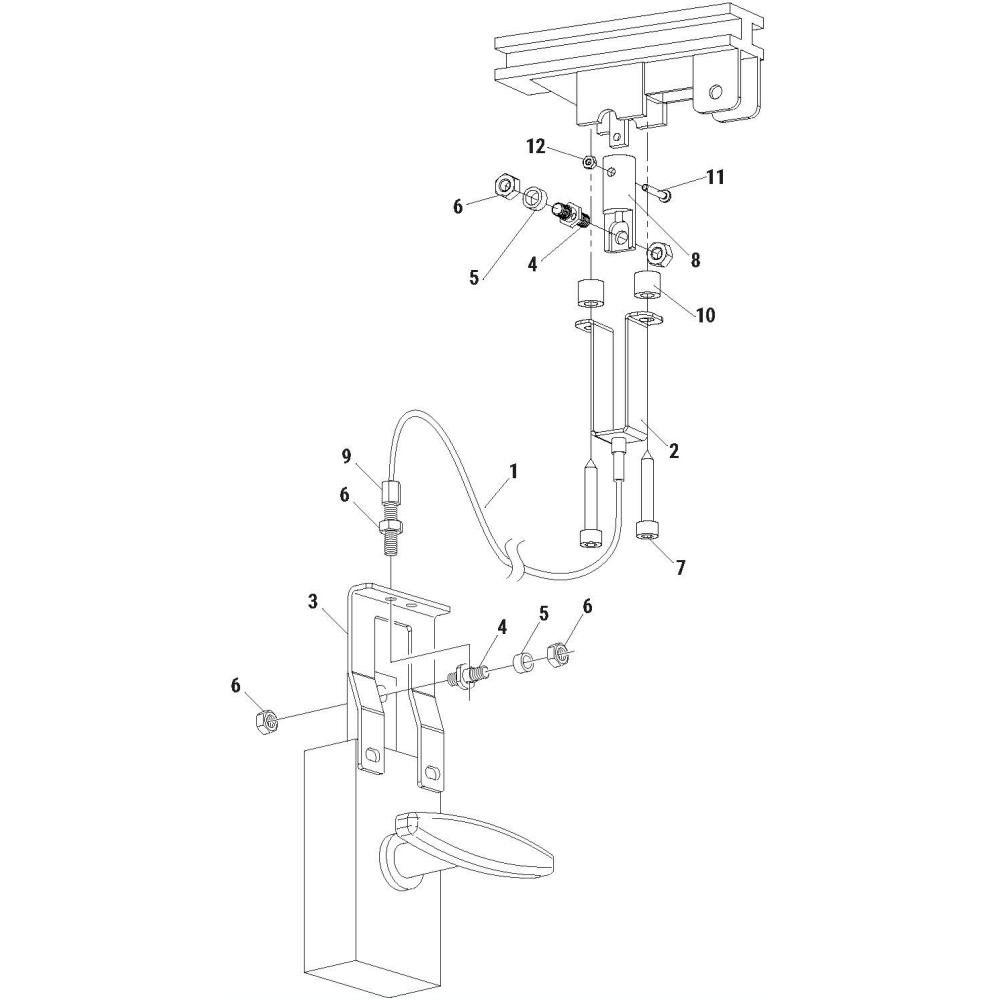Distanziale Plastica 12X6.4 H10 Confezione 10Pz ROGER TECHNOLOGY RS1355 Ricambio Originale