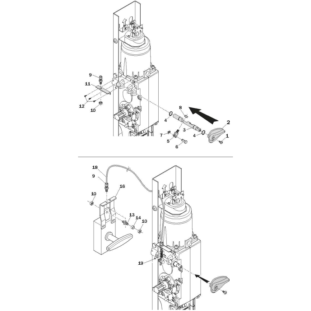 Squadretta Per Sblocco Serie R41 ROGER TECHNOLOGY RS1357 Ricambio Originale