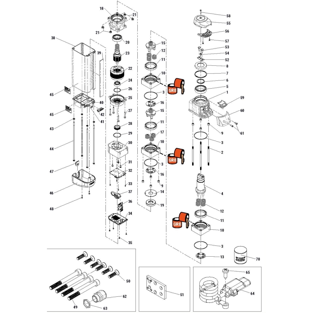 Supporto Inverter Serie Sled ROGER TECHNOLOGY RS1396 Ricambio Originale