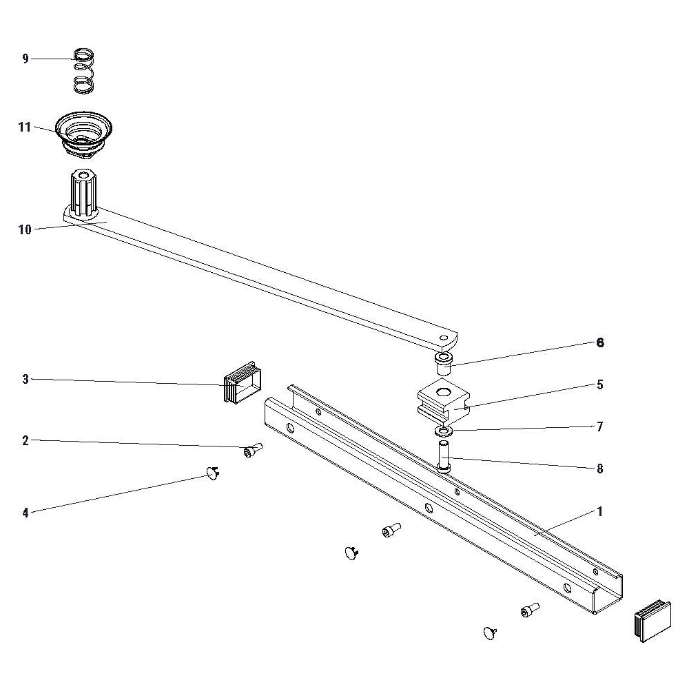 Braccio Dritto Per Lt339 - Navi ROGER TECHNOLOGY RS1420 Ricambio Originale