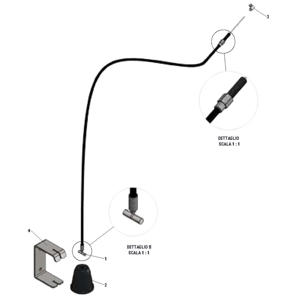 Confezione 5Pz Morsetto A Vite Per Fune D. 1.6-1.7 ROGER TECHNOLOGY RS1422 Ricambio Originale
