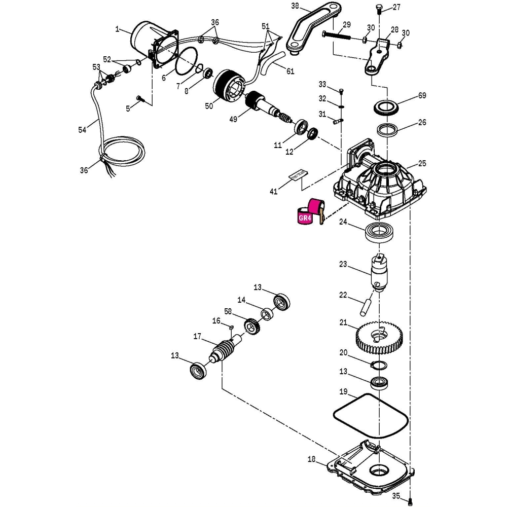 Trasformatore Per Serie F70/Ipu36 ROGER TECHNOLOGY RS1426 Ricambio Originale
