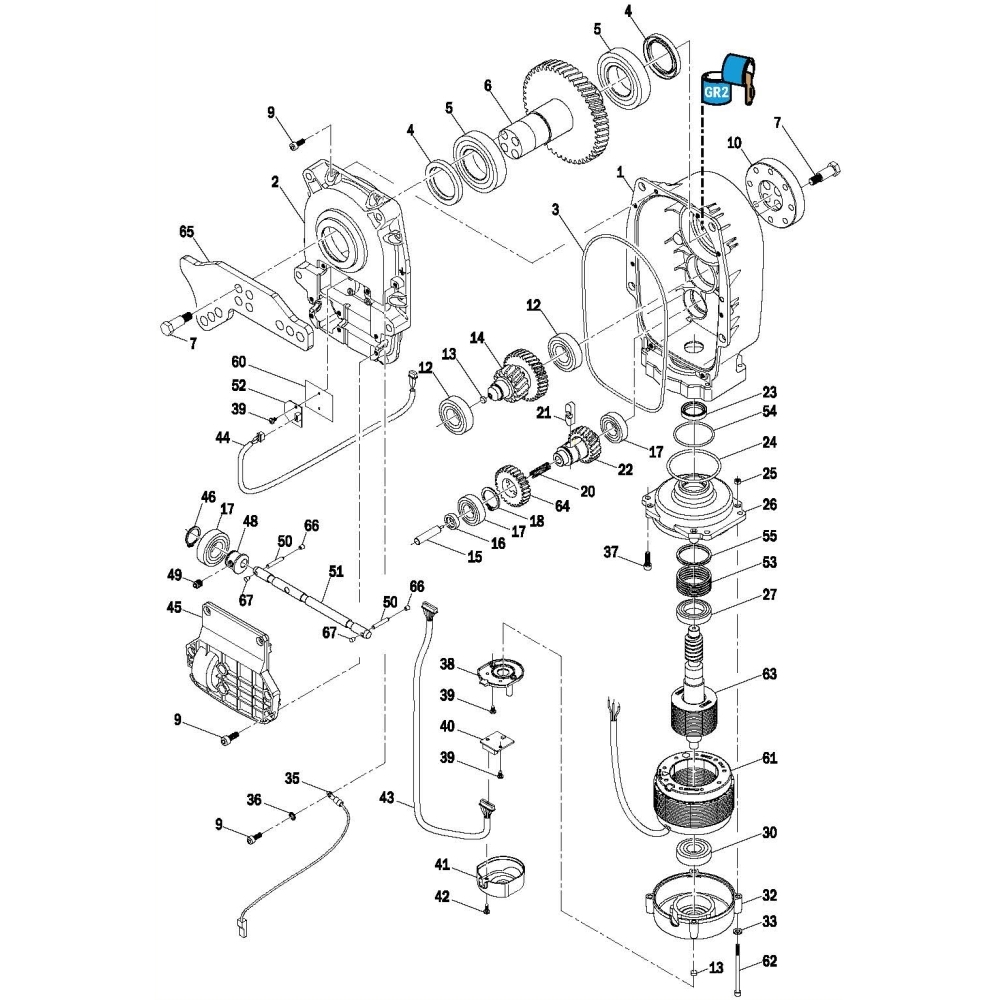 Bilanciere Per Molla Per Barriera Ag/001Pc - Bi/001Pc ROGER TECHNOLOGY RS884 Ricambio Originale