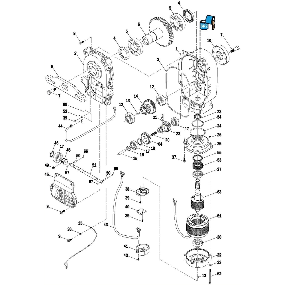 Statore Brushless 110X64,6 H30 ROGER TECHNOLOGY RS885 Ricambio Originale