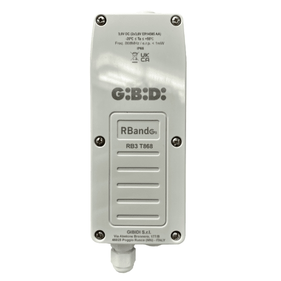 Trasmettitore Radio Per Coste Bordi Sensibili Di Sicurezza Freq. 868 Mhz GIBIDI RB3-T868