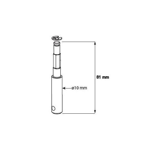 Albero 10 Mm Ingranaggio 58 H6 SOMFY SIMU 2008509