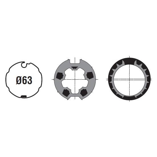 Adattatore Rollerbat D63 V2 50 SOMFY 2204357