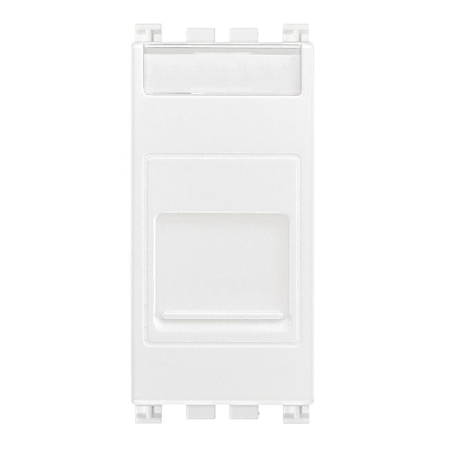 Presa Rj45 Cat6 Utp Con Portello Bianco VIMAR 19337.6.B