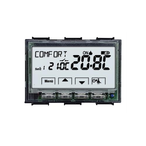Termostato Digitale Incasso 3Vcc Neutro PERRY ELECTRIC 1TITE540N