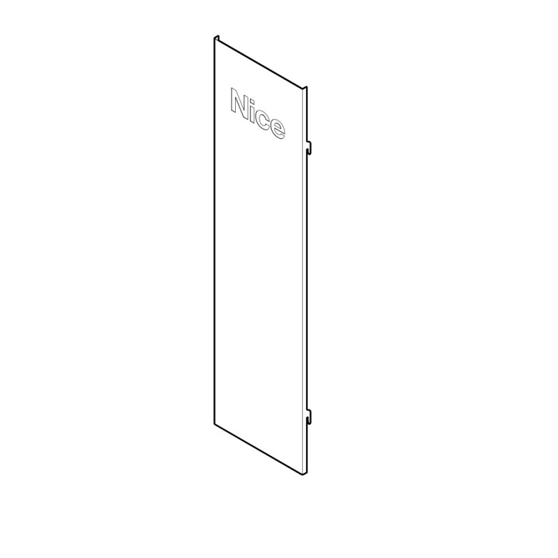 Porta Armadio Inox WIDE M Ricambio Originale NICE PD1279B0000