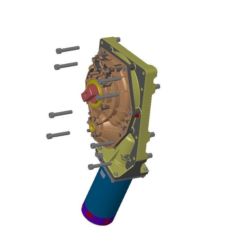 Motoriduttore Elettrico 24v Per Barriera QIK 3E 4E DITEC ENTREMATIC 6QIKMR NC6QIKMR Ricambio
