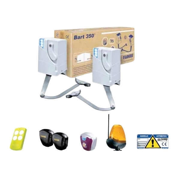 Kit Automazione Per Cancelli a Battente Bart 350 FADINI 3520VL Braccio Articolato Snodato