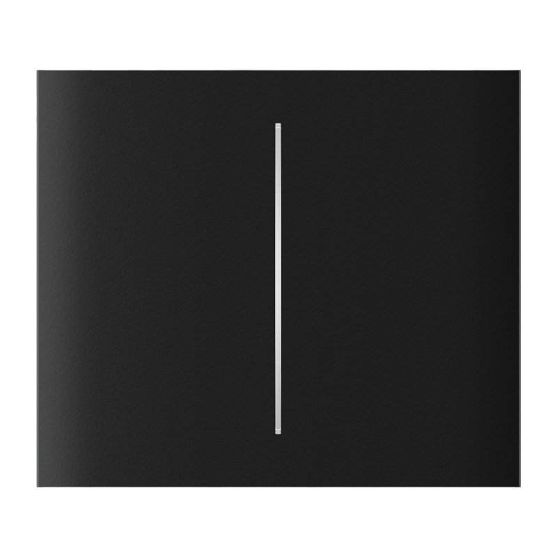 Pannello Touch AJAX CenterButton (2-gang) vertical [55] black 83443.140.BL 83443