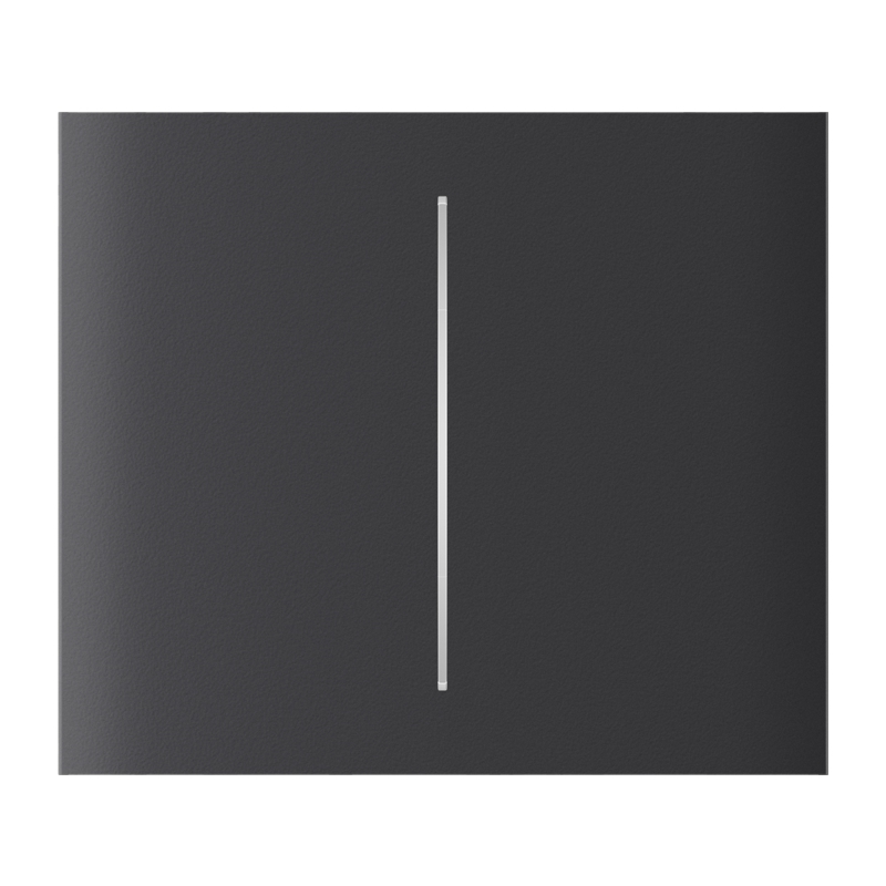 Pannello Touch AJAX CenterButton (2-gang) vertical [55] graphite 83445.140.GP 83445