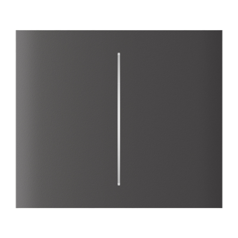 Pannello Touch AJAX CenterButton (2-gang) vertical [55] grey 83446.140.GR 83446