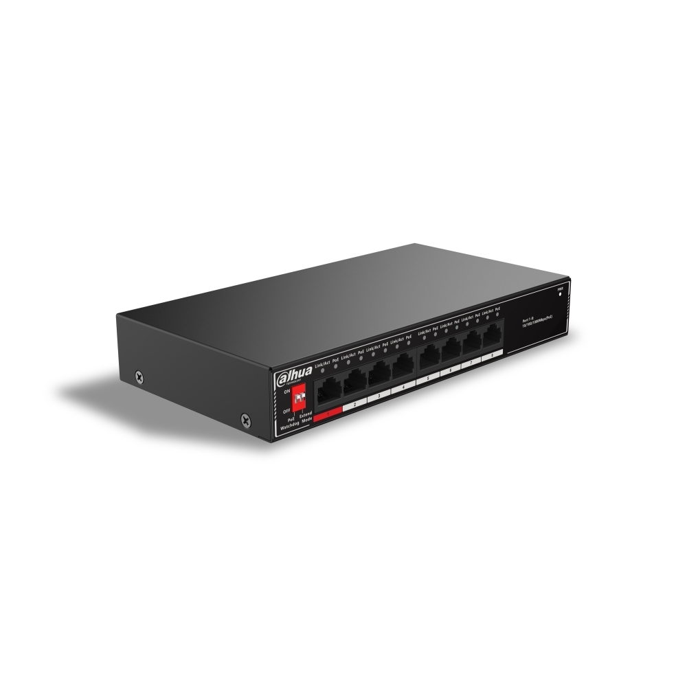 Switch Unmanaged 8 Porte Gigabit Poe DAHUA SG1008P