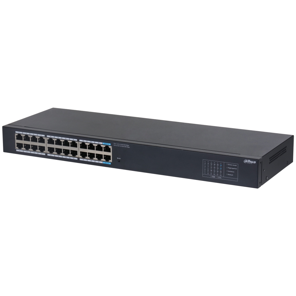 Switch Unmanaged 24 Porte Gigabit, Case Metallico DAHUA SG1024