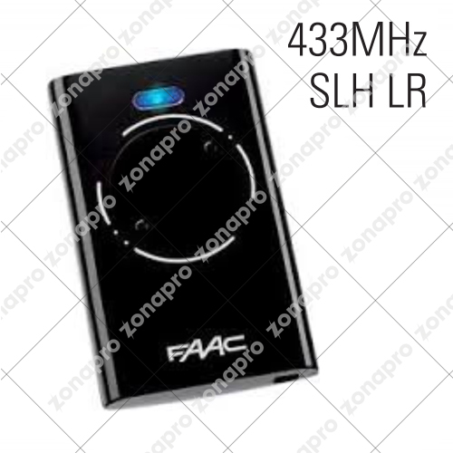 Trasmittente Telecomando Radiocomando 2 Canali Nera FAAC XT2 433 SLH LR 7870071