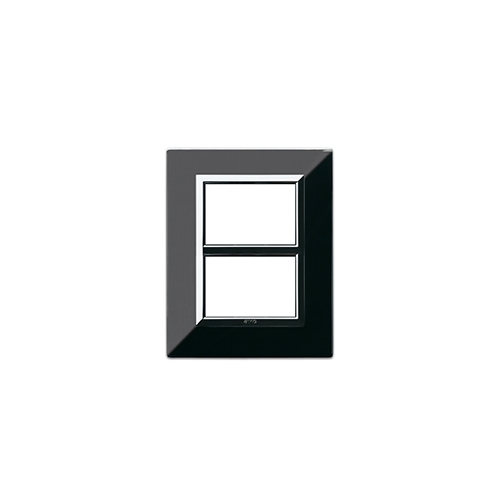 Placca Zama44 Nero Assoluto 3+3M AVE 44P933NAL