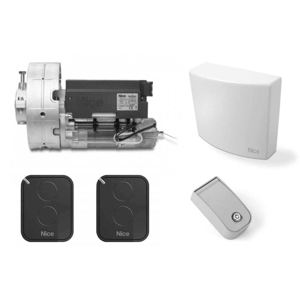 Kit Automazione Per Serrande Serranda Avvolgibile 170 Kg NICE RONDO RN2040E02KCE