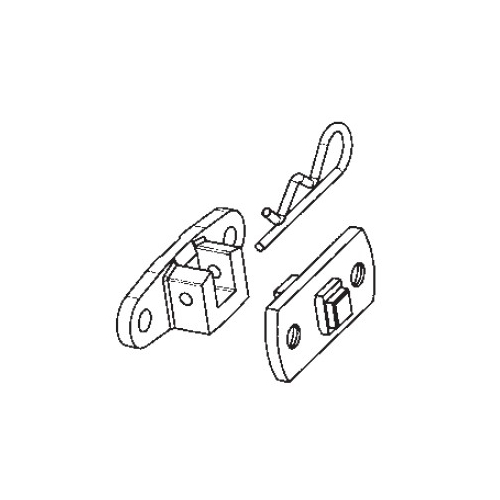 Staffa Aperta Con Perno Quadro SOMFY ASA 2204032