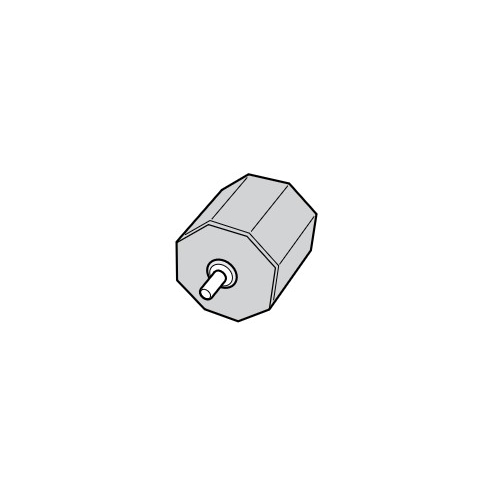 Tappo In Plastica Con Perno Per D60 SOMFY ASA 2204054A