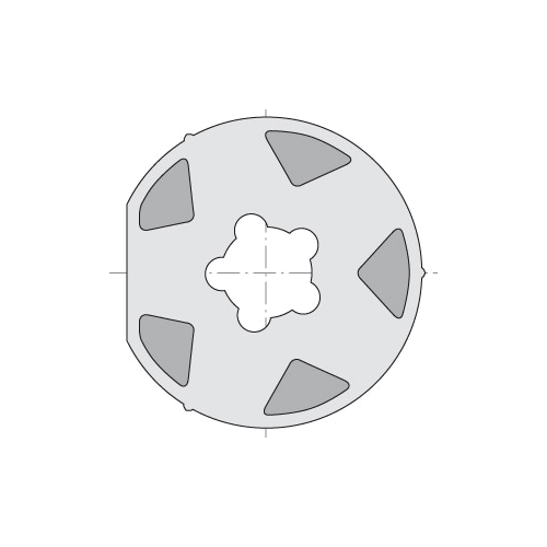 Ruota Per Rullo Ottagonale Diametro 102 X 2,5 SOMFY 9761013A