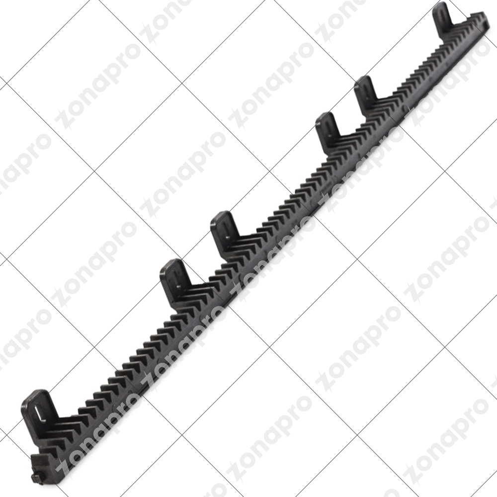 Cremagliera In Nylon 6 Attacchi Per Automazione Cancello Scorrevole Max 1200 kg
