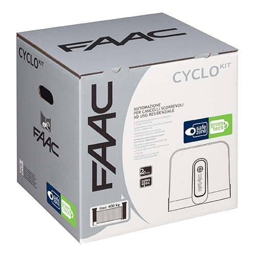 Kit Per Cancello Ad Ante Scorrevoli FAAC CYCLO START KIT 24V - C720 10599993