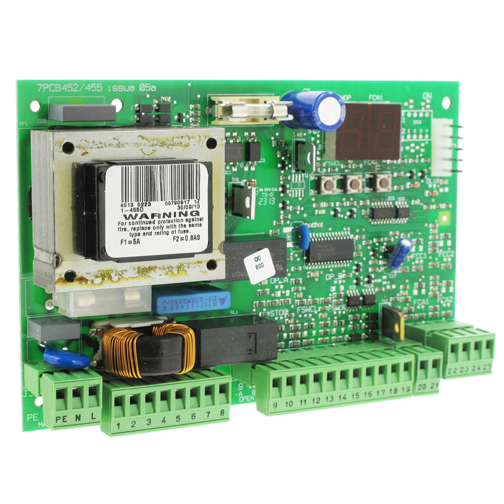 Scheda Centrale Quadro Di Comando Elettronica FAAC 455D 790917 230v Cancello Battente